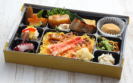 彩り海鮮ちらし弁当